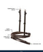 ExionPro Designer Fancy Stitched Noseband  