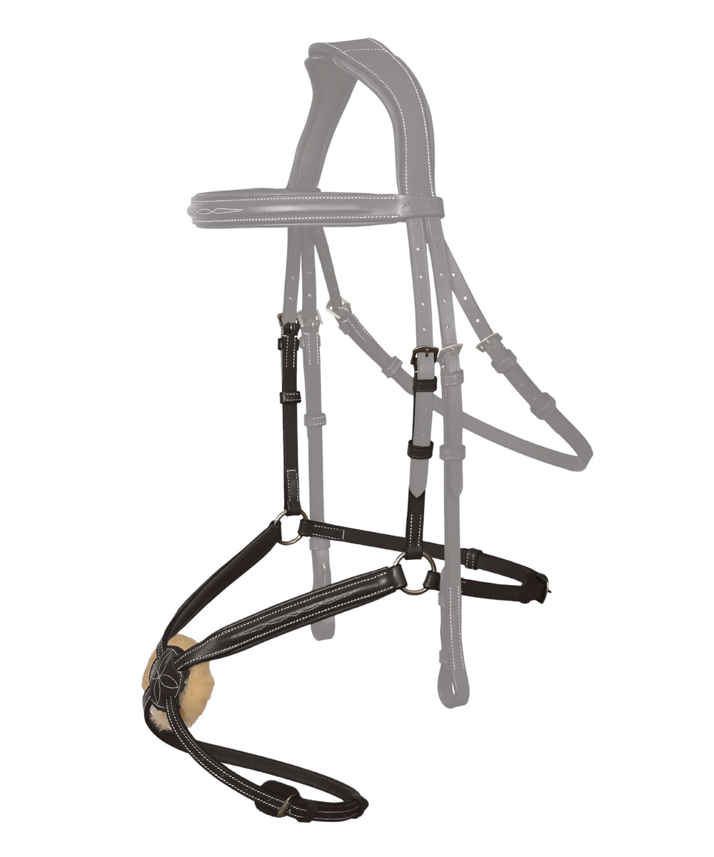 Replacement Noseband of ExionPro Broad Crownpiece Designer Fully Adjustable Figure 8 Bridle - Equine Exchange Tack Shop