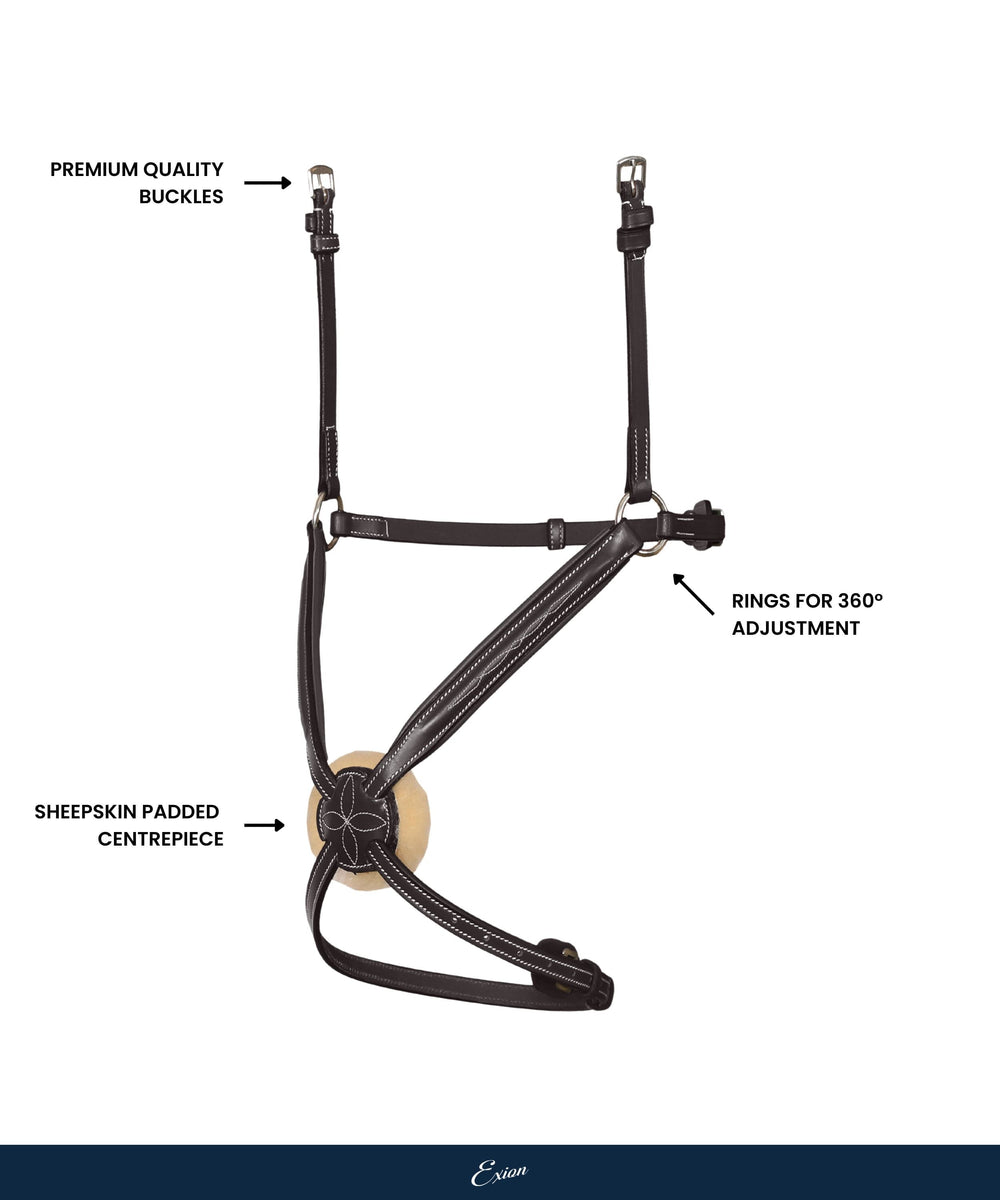 Replacement Noseband of ExionPro Broad Crownpiece Designer Fully Adjustable Figure 8 Bridle - Equine Exchange Tack Shop