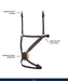Replacement Noseband of ExionPro Broad Crownpiece Designer Fully Adjustable Figure 8 Bridle - Equine Exchange Tack Shop