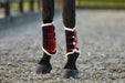 Electric Red Brushing Boots - Equine Exchange Tack Shop