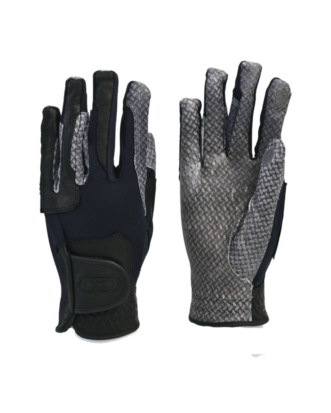 Oil-Tac Coppertech Leather Premium Riding Glove in Black - Equine Exchange Tack Shop