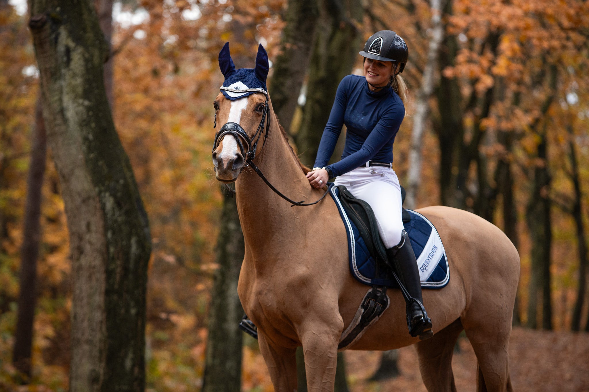Blue Astra Saddle Pad - Equine Exchange Tack Shop