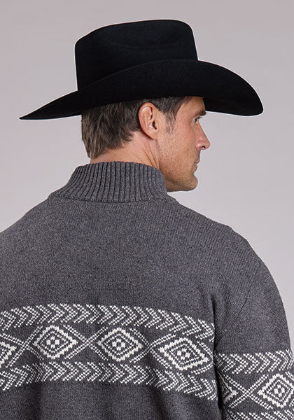 Stetson Men's 1/4 Zip Sweater - Equine Exchange Tack Shop