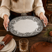 Western Leather Serving Tray  