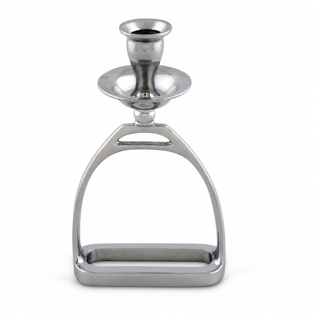 Equestrian Stirrup Candlestick