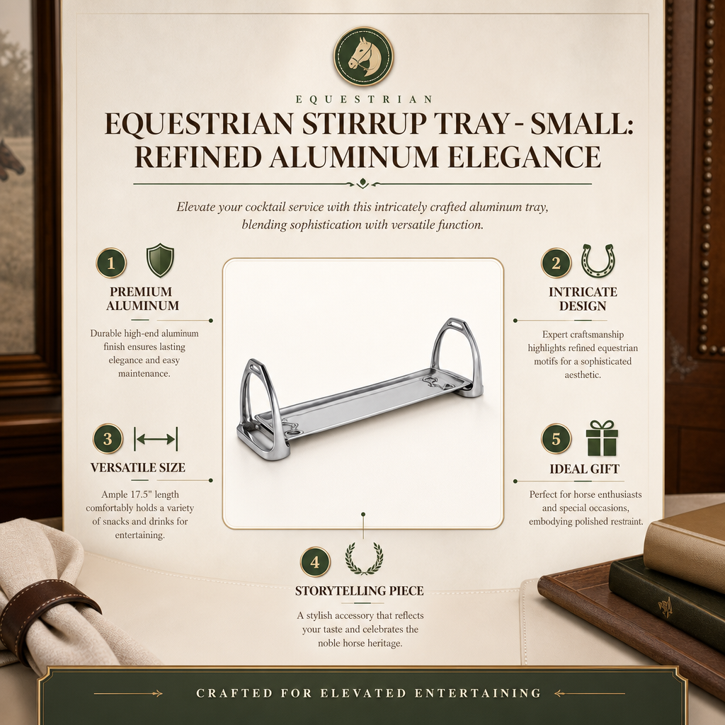 Equestrian Stirrup Tray - Small  