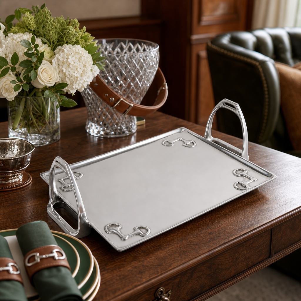 Equestrian Stirrup Tray - Large  