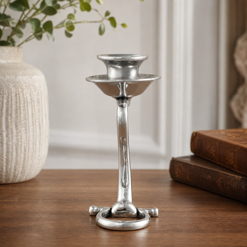 Equestrian Bit Single Candlestick  