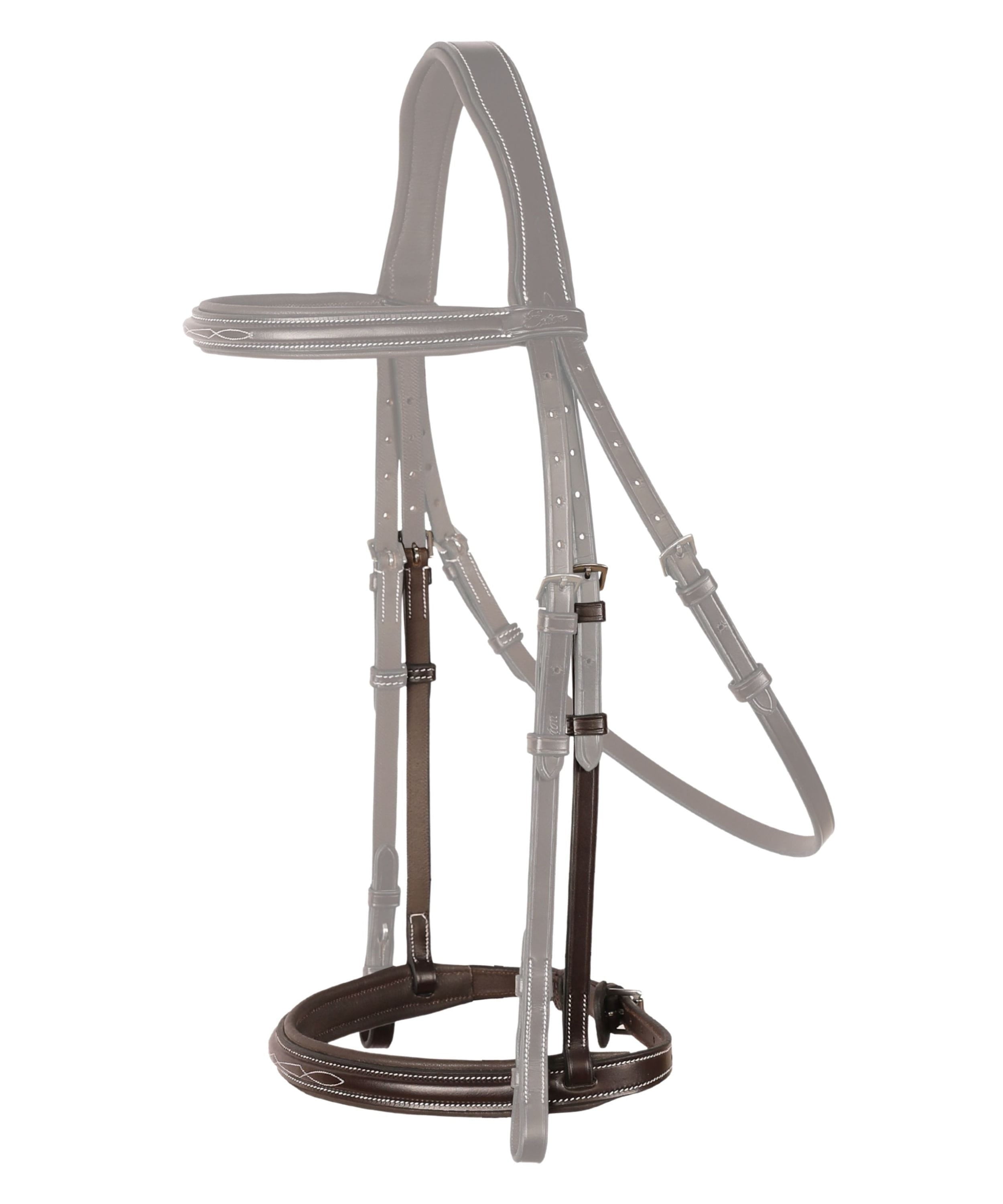 Replacement Noseband of ExionPro Thin Noseband Padded Hunter Bridle  
