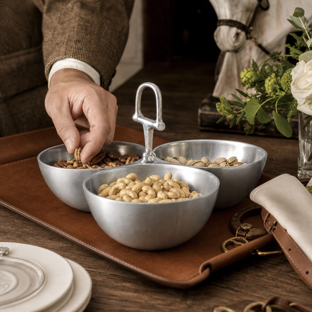 Equestrian Bit 3 Nut Bowl