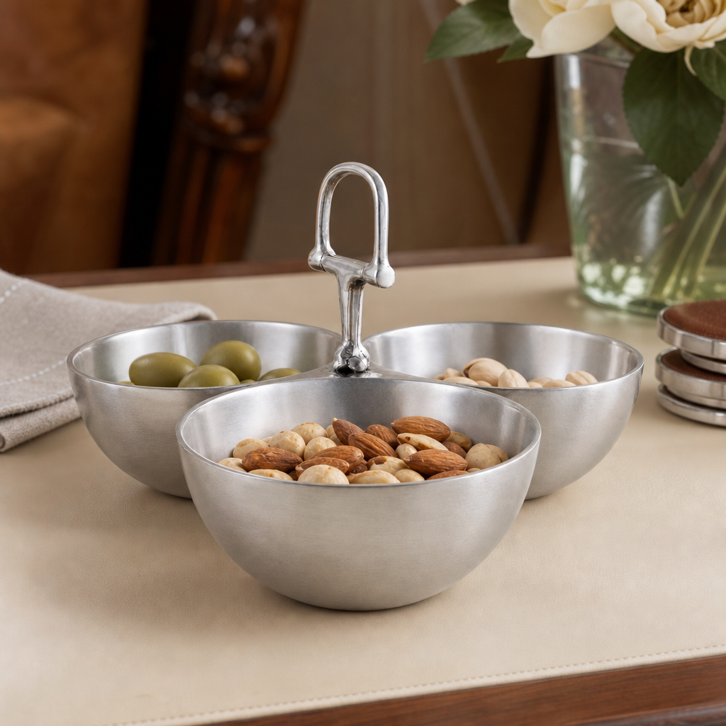 Equestrian Bit 3 Nut Bowl