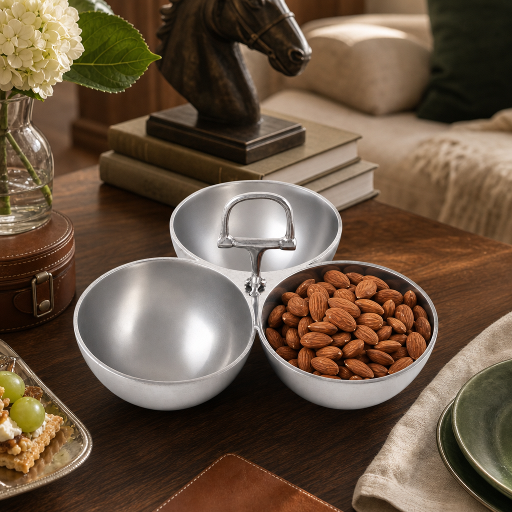 Equestrian Bit 3 Nut Bowl