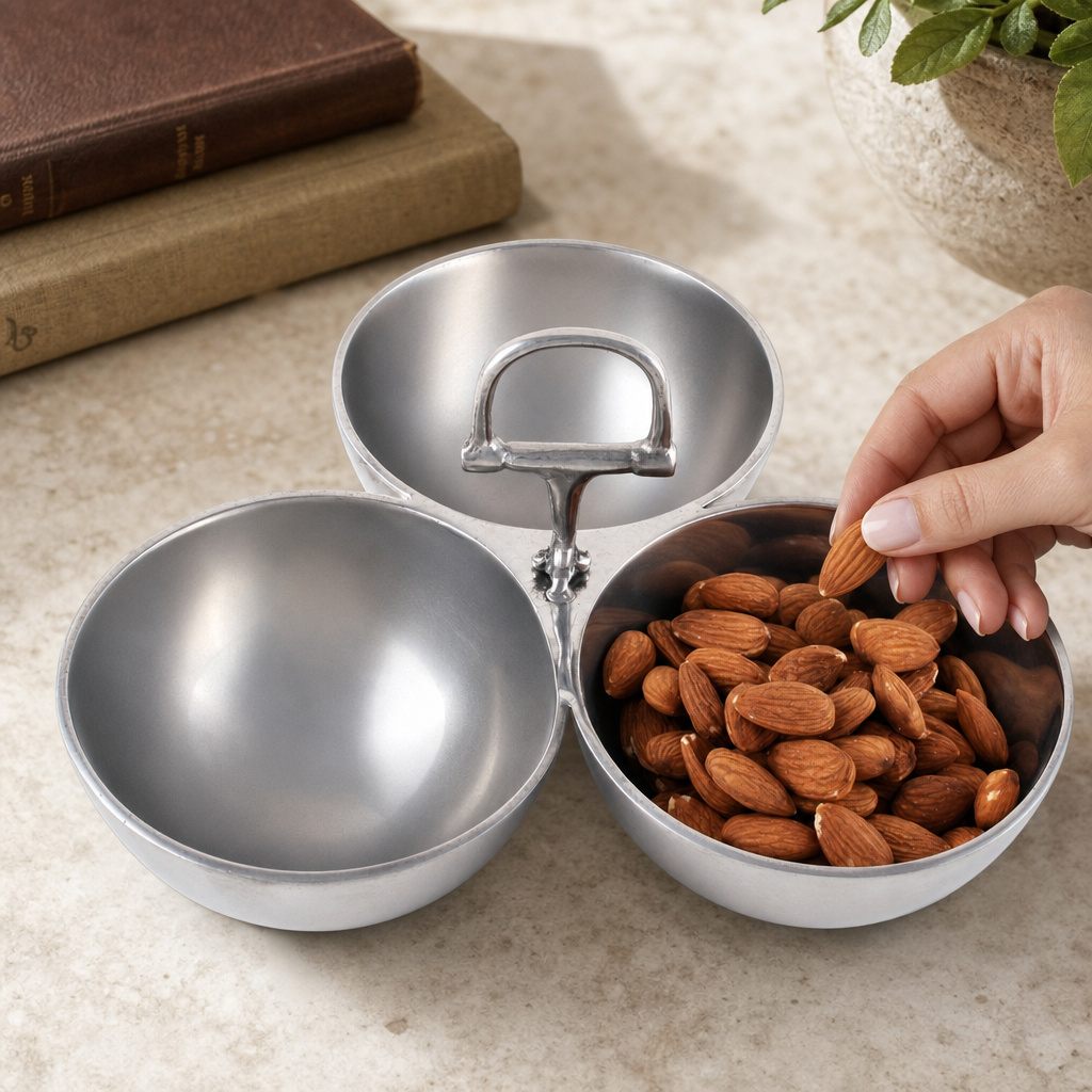 Equestrian Bit 3 Nut Bowl