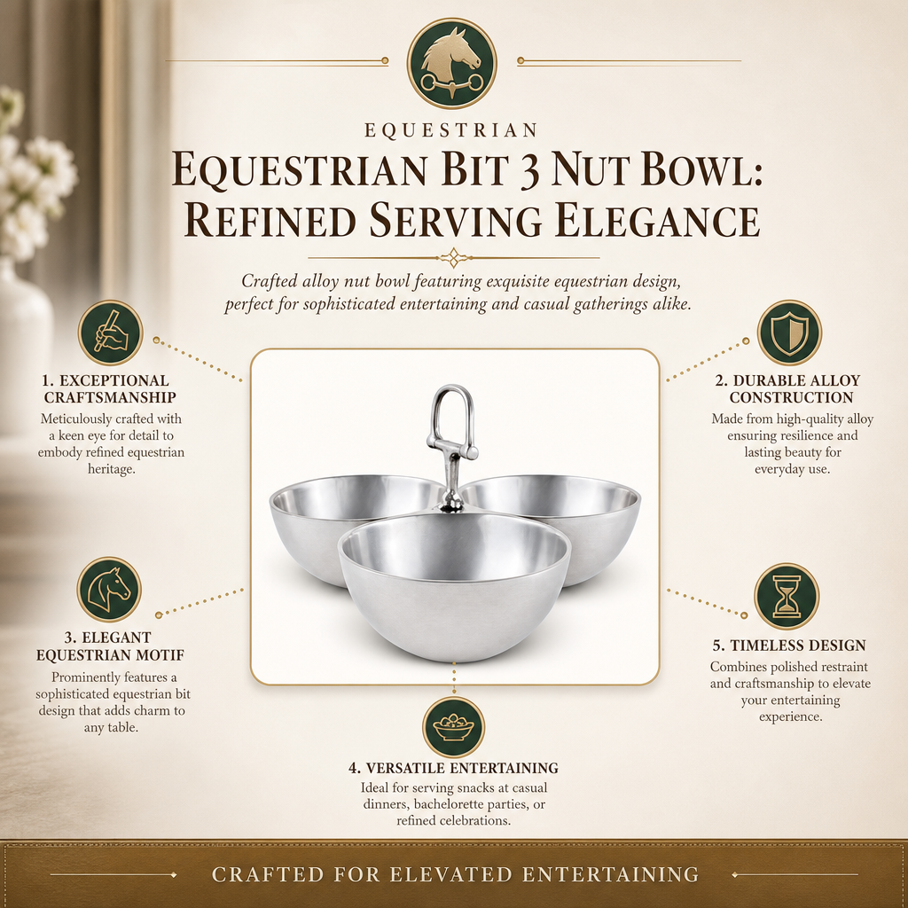 Equestrian Bit 3 Nut Bowl