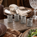 Concho Pattern Napkin Rings Set of 4  