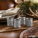 Concho Pattern Napkin Rings Set of 4  