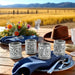 Concho Pattern Napkin Rings Set of 4  
