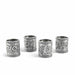 Concho Pattern Napkin Rings Set of 4  