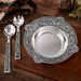 Concho Pattern Salad Bowl with Serving Set  