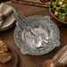 Concho Pattern Salad Bowl with Serving Set  