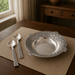 Concho Pattern Salad Bowl with Serving Set  