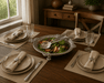 Concho Pattern Salad Bowl with Serving Set  