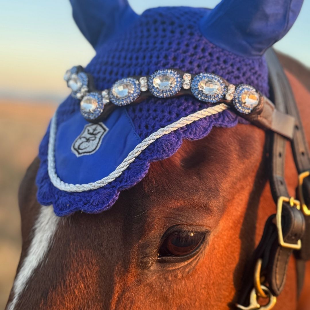 Majorelle Blue Saddle Pad Set - Equine Exchange Tack Shop