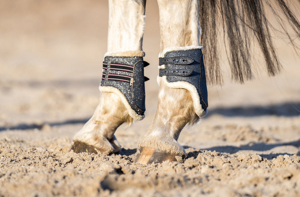 Stardust Grey Open Front Boots - Equine Exchange Tack Shop