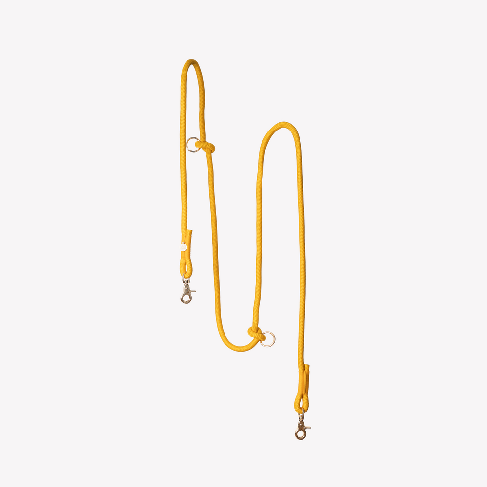 'Yellow' - Hands Free Braided Leash - Equine Exchange Tack Shop