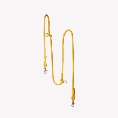 'Yellow' - Hands Free Braided Leash - Equine Exchange Tack Shop
