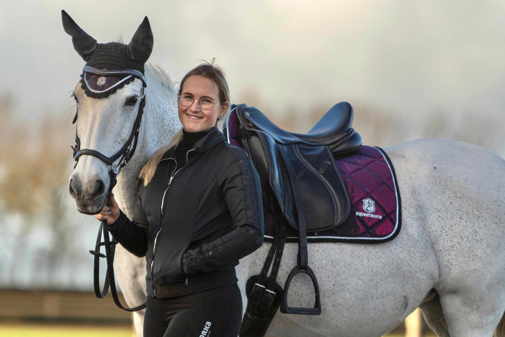 Ultraviolet Saddle Pad Set - Equine Exchange Tack Shop