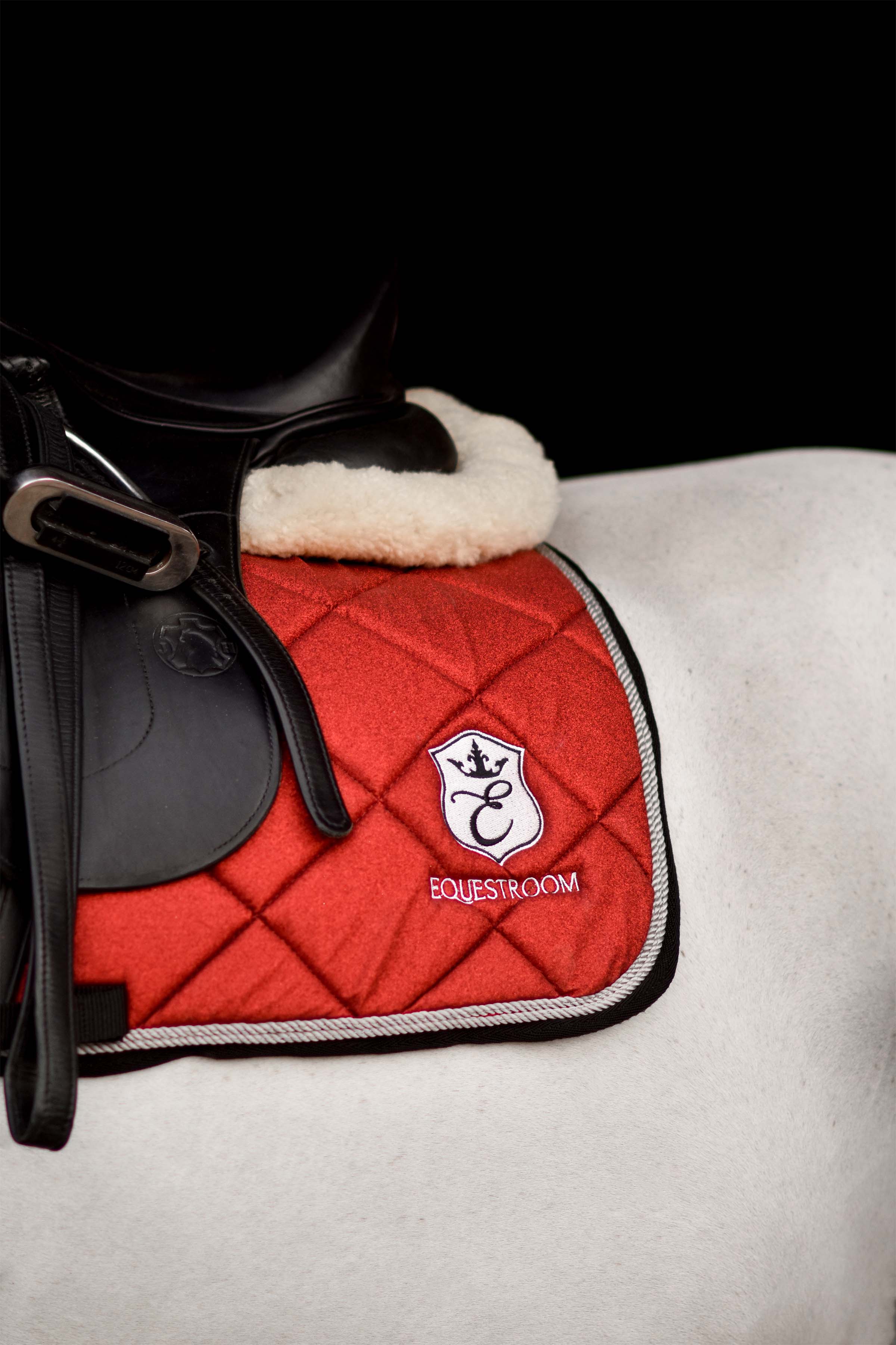 Scarlet Red Saddle Pad - Equine Exchange Tack Shop