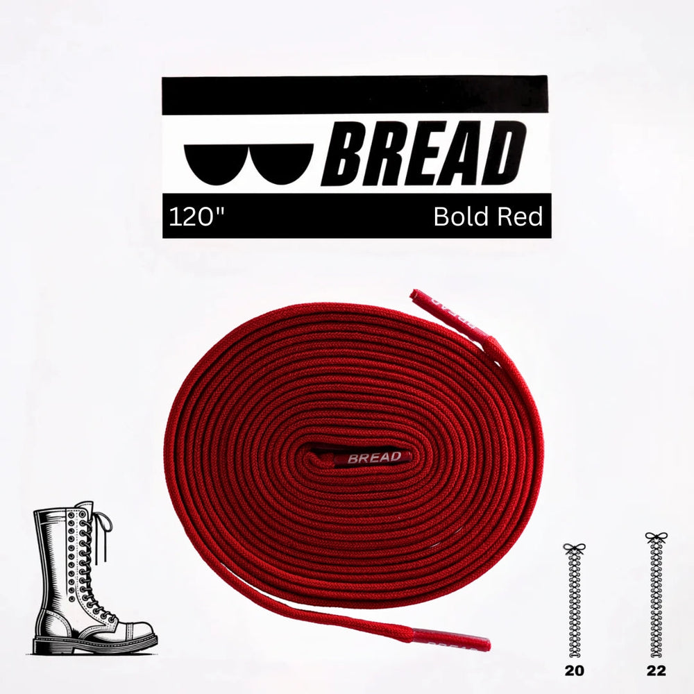 Bold Red Elastic Shoelaces