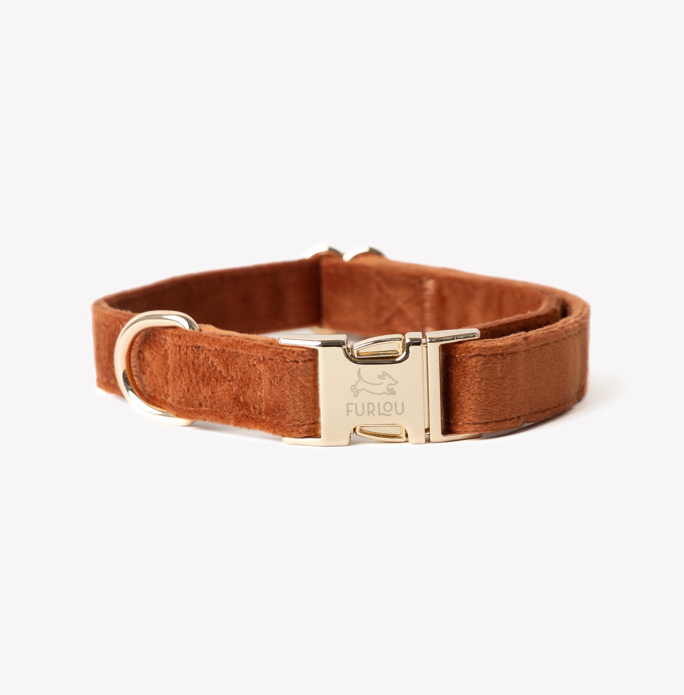 'Clay' - Velvet Dog Collar - Equine Exchange Tack Shop