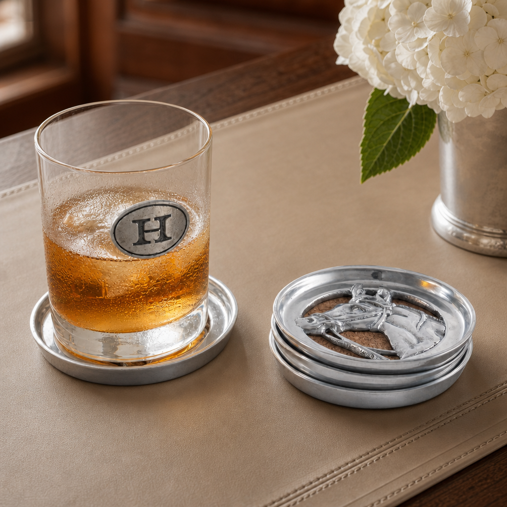 Equestrian Drink Coaster Set of 4