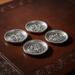 Concho Western Drink Coaster Set of 4  