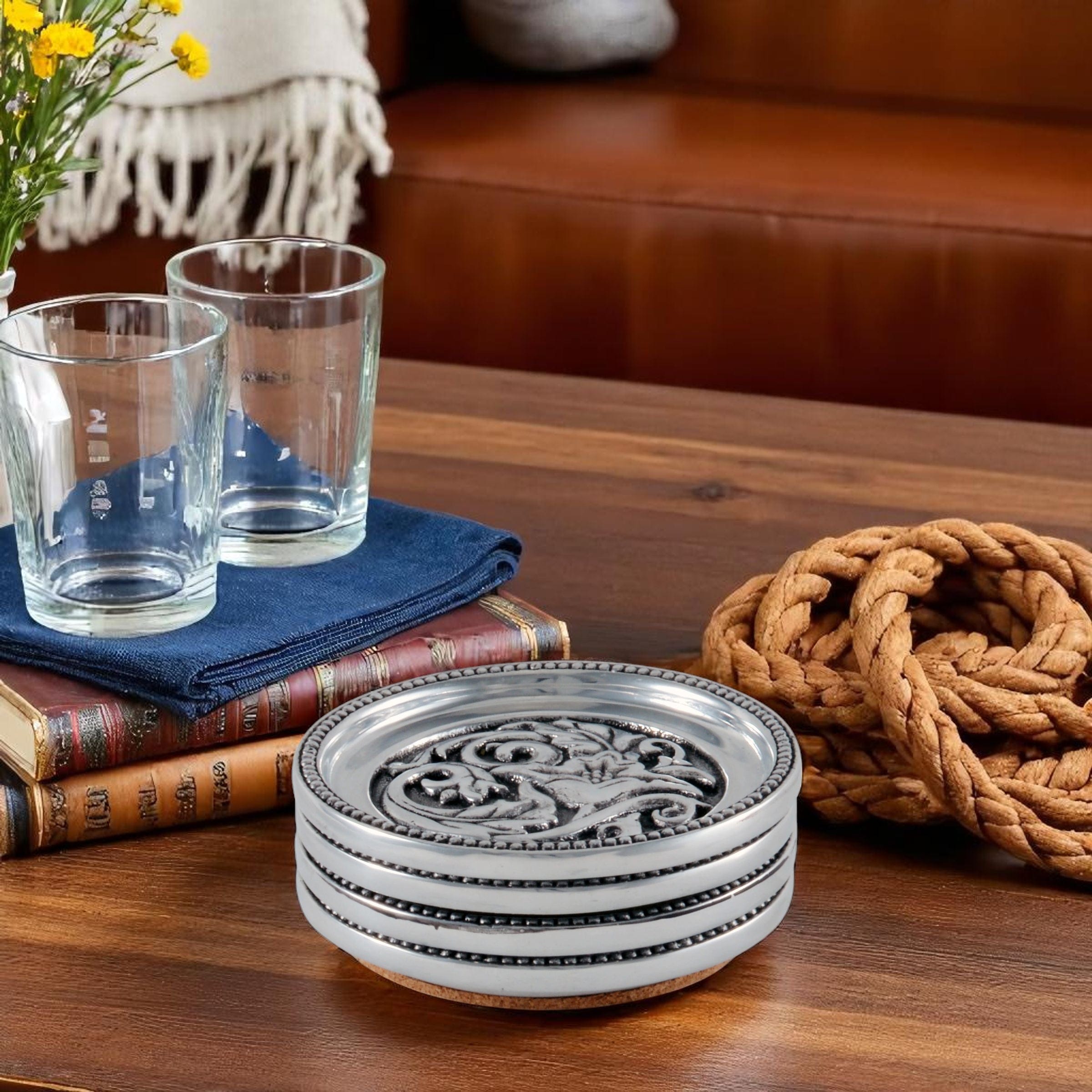 Concho Western Drink Coaster Set of 4  