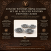Concho Western Drink Coaster Set of 4  