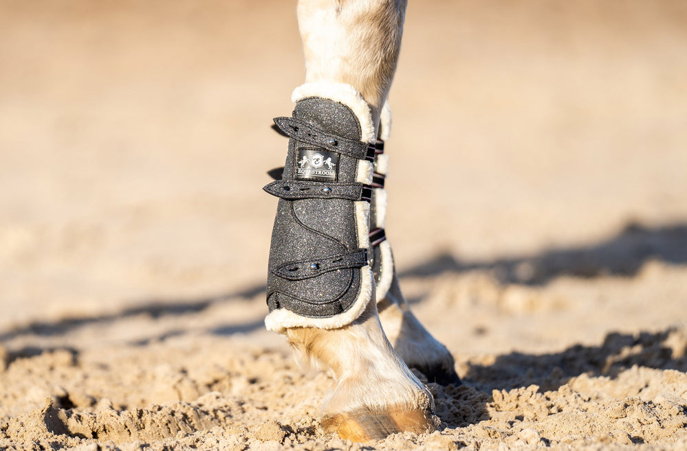 Stardust Grey Open Front Boots - Equine Exchange Tack Shop