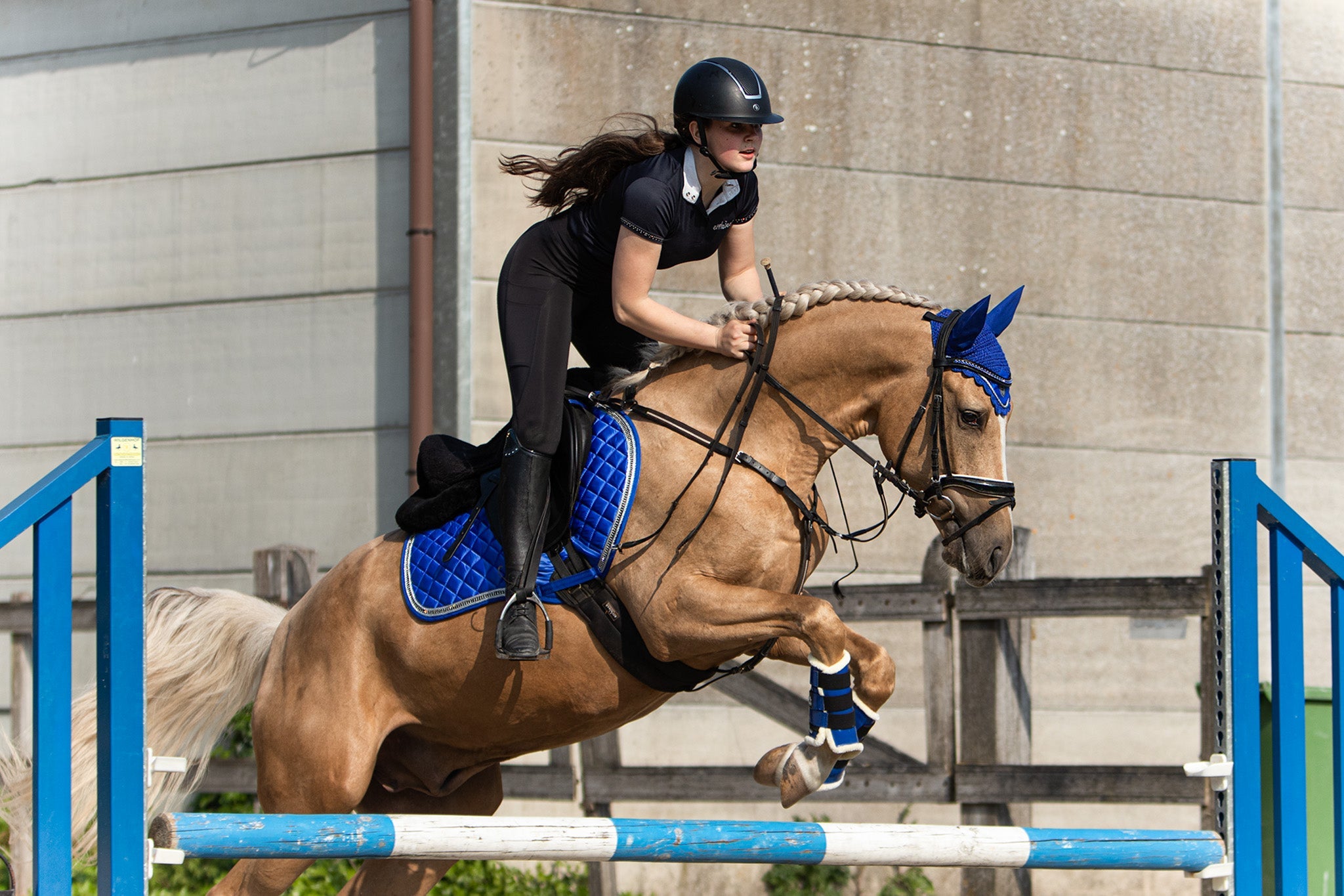 Majorelle Blue Fly Hat - Equine Exchange Tack Shop