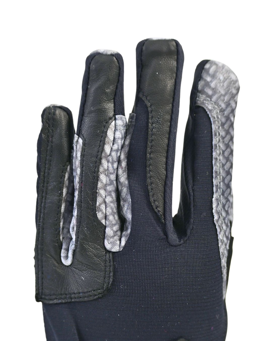 Oil-Tac Coppertech Leather Premium Riding Glove in Black - Equine Exchange Tack Shop