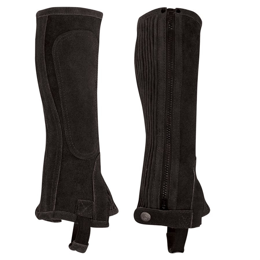 Suede Childs Zip Half Chaps