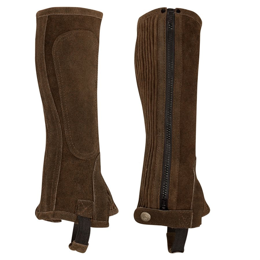 Suede Childs Zip Half Chaps