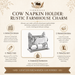 Cow Napkin Holder  