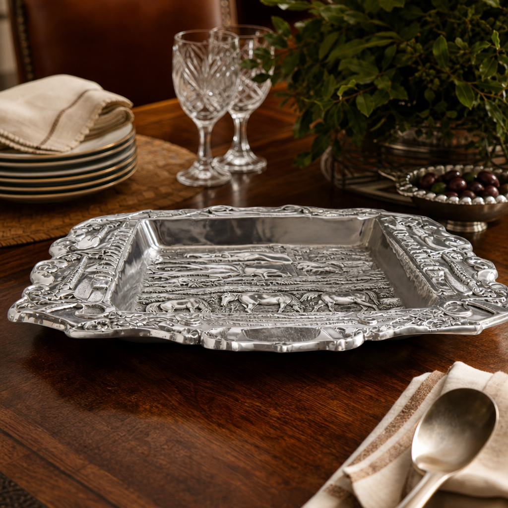 Grazing Horses Parlor Tray  