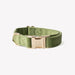 'Green' - Velvet Dog Collar - Equine Exchange Tack Shop