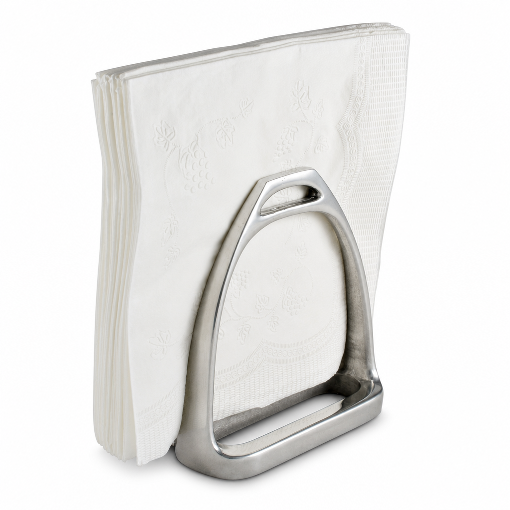Equestrian Stirrup Napkin Holder  