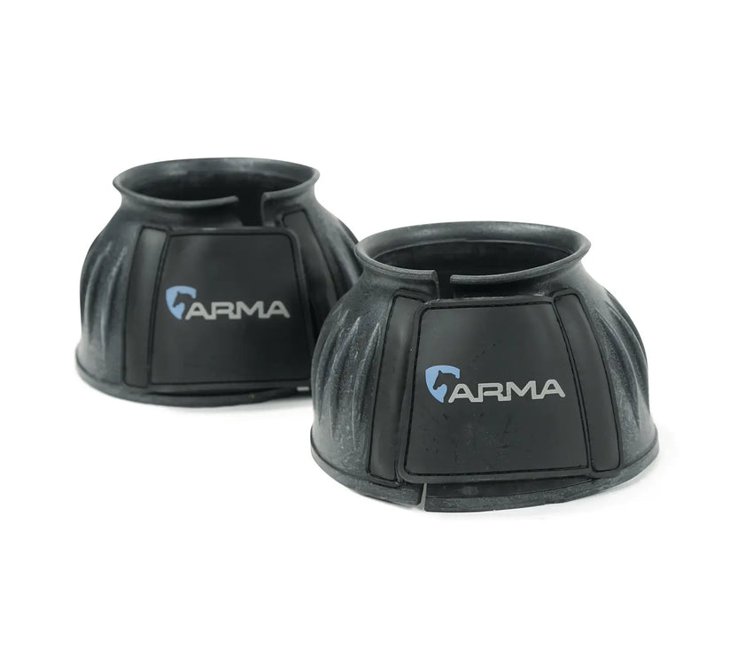 Arma Velcro Ribbed Bell Boots - Pr - Equine Exchange Tack Shop