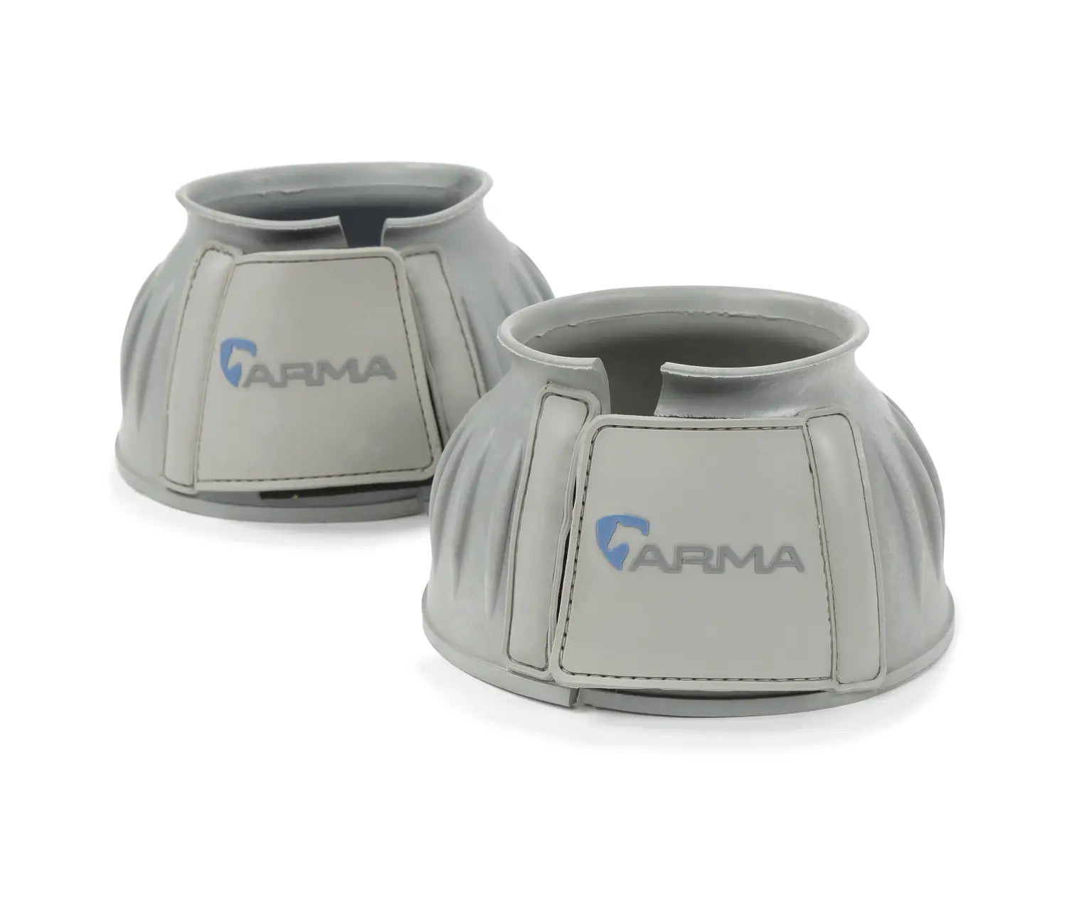 Arma Velcro Ribbed Bell Boots - Pr - Equine Exchange Tack Shop